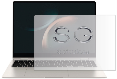 Пленка для Samsung Galaxy Book 3 Pro 360 на экран износоустойчивая полиуретановая SoftGlass