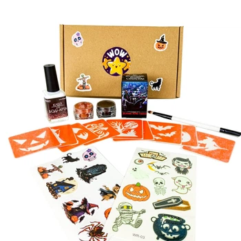Набор для био-тату "Wow Box Хэллоуин для 1 ребенка" wow-box-halloween-1