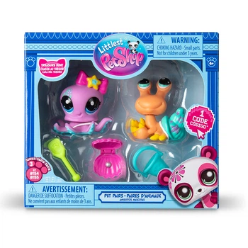 Игровой набор детский Hasbro Littlest Pet Shop Охота за сокровищами 2 фигурки