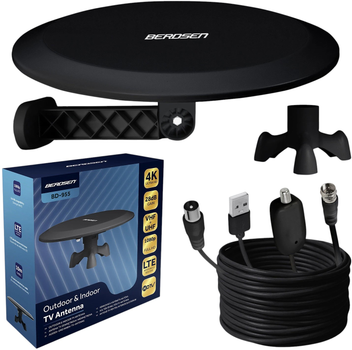 Antena wewnętrzna Berdsen BD-955 TV Ultra HD 4K Black (5903890629533)