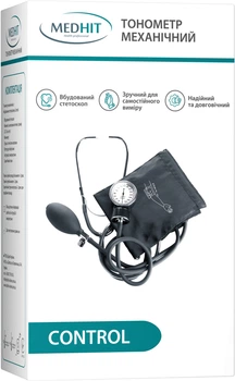 Тонометр Medhit Control механический со встроенным стетоскопом