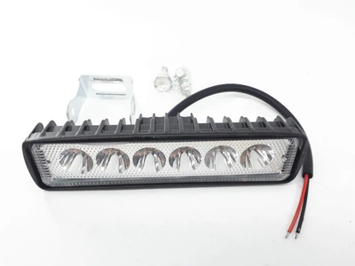 Фара квадроцикла дополнительная светодиодная влагозащитная 6 LED с креплением прямоугольная 150х37мм