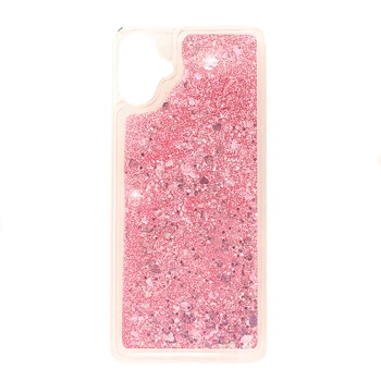 Чехол Glitter для Samsung Galaxy A06 / A065 бампер силиконовый с блестками Розовый