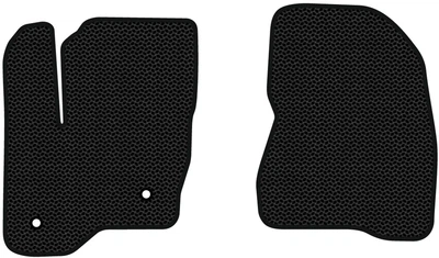 EVA коврики EVAtech в салон авто передние для Flex 6 seats Ford 2009-2019 1 поколения SUV USA Капля Черная Черный кант (FD42701A2FC2KBB)