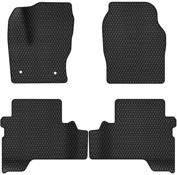 Комплект в салон EVAtech для Escape Restyling Ford 2015-2019 3 покоління SUV USA Ромб Чорний Чорний кант (FD13509PEC4FC2RBB)
