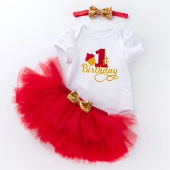 Боди детский 1st Birthday 66см Красный (4871)