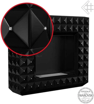 Биокамин Kratki Egzul Swarovski (EGZUL/BLACK/SV) Черный матовый