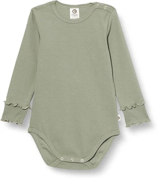 Дитяче боді для дівчинки Green Cotton 92 см Оливковий (25111217B)