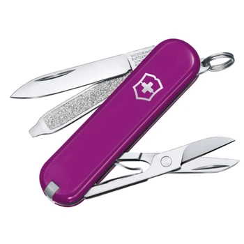 Ніж складаний, мультитул Victorinox Classic SD Colors (58мм, 7 функцій), фіолетовий 0.6223.52G