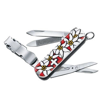 Ніж складаний, мультитул Victorinox Nailclip (65мм, 8 функцій), едельвейс, 0.6463.840