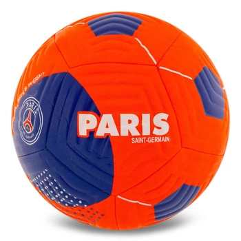 Футбольний м'яч Clubball Paris Saint Germain Hybrid, розмір 5, гібридне зшивання, 12 панелей, вологостійка синтетика, висока міцність та рівна траєкторія польоту(OB_3F3158A7AC75)