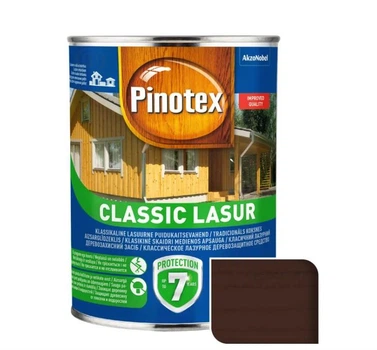 Пропитка лазурь для дерева Pinotex Classic Lasur Палисандр 1 л