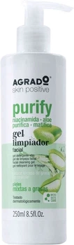 Гель для очищення обличчя Agrado Purify Facial Cleansing Gel з Алое Вера 250 мл (8433295096854)