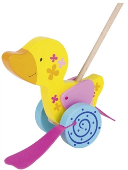 Іграшка-штовхач Goki Качечка Susibelle (54913G) (4013594549134)