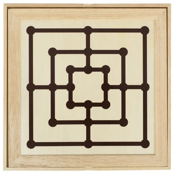 Гра настільна Goki Шахи + Шашки + Млин (56953G) (4013594569538)