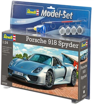 Збірна модель-копія Revell Автомобіль Porsche 918 Spyder Рівень 4 Масштаб 1:24 (RVL-67026) (4009803670263)