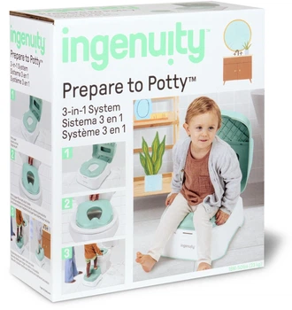 Горщик-підставка Ingenuity Summer by Ingenuity 3 в 1 Prepare to Potty (17143) (012914171431)