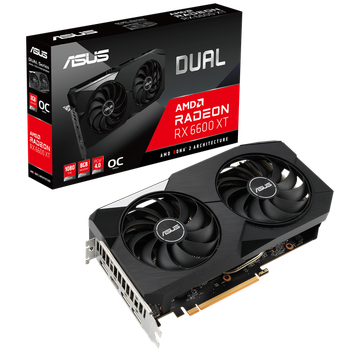 Видеокарта ASUS DUAL-RX6600XT-O8G