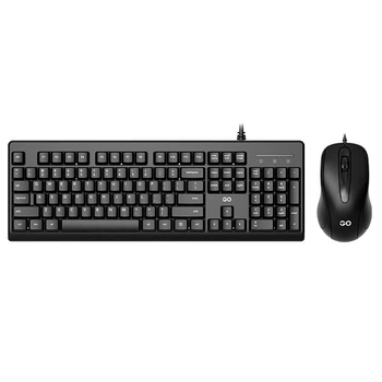 Проводная клавиатура с мышью для пк и ноутбука Fantech KM103 |UA/EN раскладка| Black