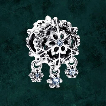 Серебряная бусина шарм "Ледяная снежинка" Pandora (Пандора) 792367c01