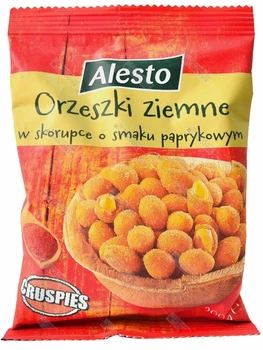 Арахис Alesto Peanuts со вкусом паприка жареный 200г (АП-000112)