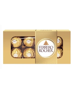 Конфеты шоколадные Ferrero Rocher 100г с цельным лесным орехом (ШЦ-00015)