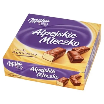 Конфеты Milka Alpejskie Mleczko ванильное суфле 330г (ШЦ-00027)