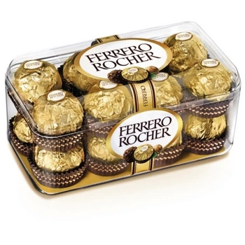 Конфеты шоколадные Ferrero Rocher 200 г с цельным лесным орехом (ШЦ-00018)