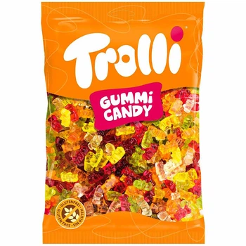 Конфеты желейные Trolli Candi Gummi разноцветные 1000г (ЦЖ-00005)