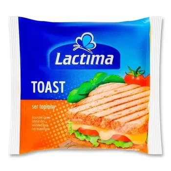 Плавлений сир Lactima Toast Тостовий 140 г (СТ-00029)