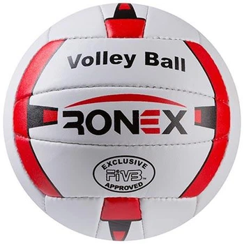 М'яч волейбольний Ronex Orignal Grippy червоний/білий (RXV-2R) (RXV-2R)