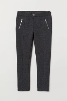 Лосины H&M 660590АВ темно-серый 110см