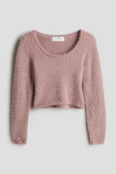 Кофта H&M 1248175АВ розовый 170см