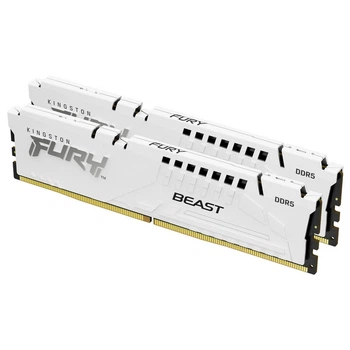 ОЗУ DDR5 2х16GB/6400 Kingston Fury Beast White (KF564C32BWEK2-32)