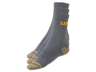Носки 3 пары средней длины для мужчины Caterpillar (CAT) CORDURA® 434659_470014 39-42 Серый