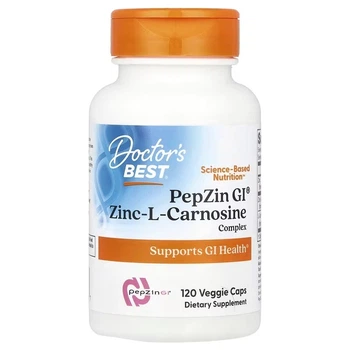 Мінерали Doctor's s Best Цинк Карнозин Комплекс PepZin 120 гельових капсул
