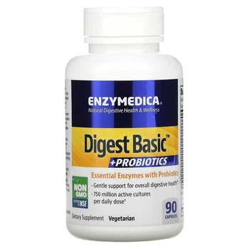Ферменти Enzymedica Ферменти з пробіотиками Digest Basic + Probiotics 90 капсул