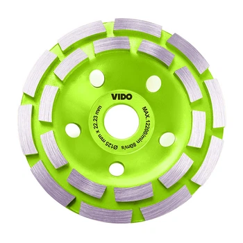 Чашка шлифовальная алмазная Vido WD71272125222 125*22.2 мм