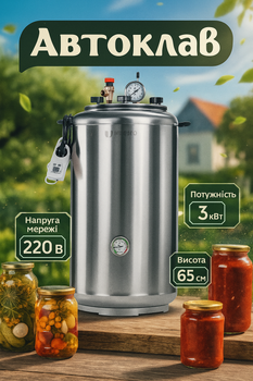 Автоклав "А32 electro" (Універсальний) Харчова нержавіюча сталь - Aisi 304 Електричний (універсальний)