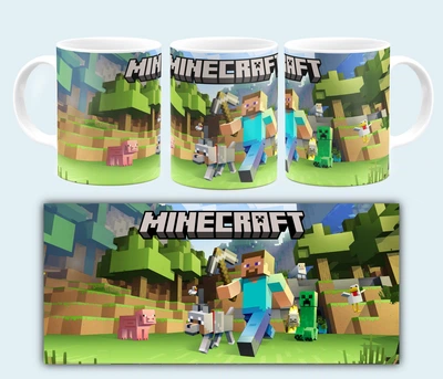 Чашка Minecraft 330 мл Белая (LV-MC-03)