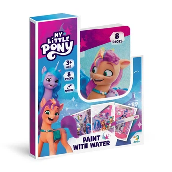 Водна розмальовка DoDo Літл Поні (My Little Pony), 8 сторінок, маркер, в коробці