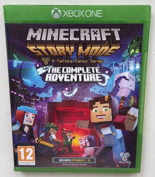 Диск для XBOX One - Minecraft Story Mode The Complete Adventure, русские субтитры, Б/У