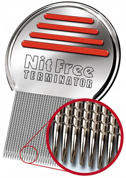 Grzebień Nit Free Terminator profesjonalny przeciw wszy (5907775721800)