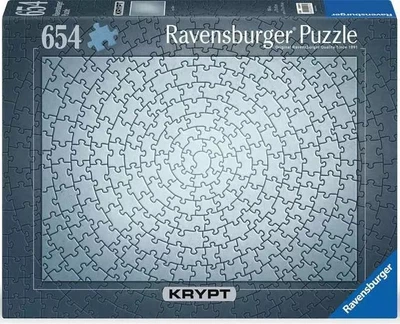 Пазл Ravensburger Krypt Срібний 654 елементи 12000071 (4005555000716)