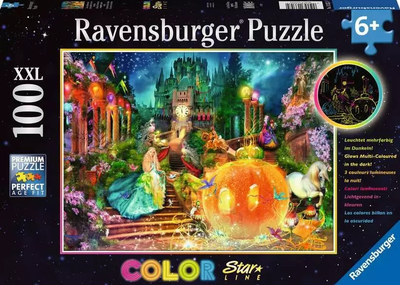 Puzzle Ravensburger Taniec o północy 100 elementów świecące 13357 (4005556133574) Ravensburger