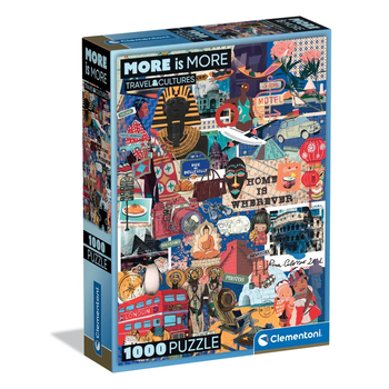 Пазл Travel & Cultures - More is More - 1000 шт Clementoni 37072