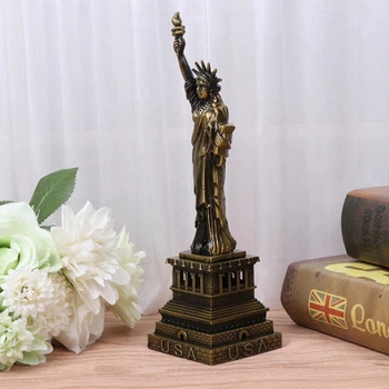 Статуетка Статуя Свободи 30 См. Металева Скульптура Статуя Свободи. Сувенір Statue Of Liberty (298827)