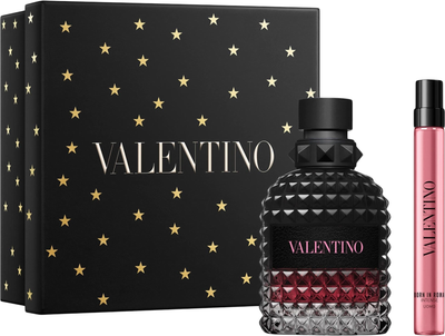 Zestaw męski Valentino Uomo Born In Roma Intense Woda perfumowana 50 ml + Miniaturka Woda perfumowana 10 ml (3614274680102)
