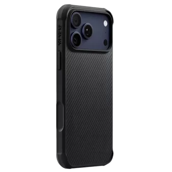 Карбоновий протиударний чохол Pitaka ProGuard Case Black/Grey Twill для iPhone 17 Pro Max (KI1701MGPM)