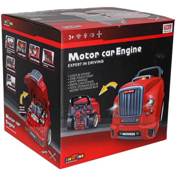 Zestaw zabawek KIK Ciężarówka, silnik do rozkręcania, zestaw mechanika z ruchomymi elementami (5903039769236)